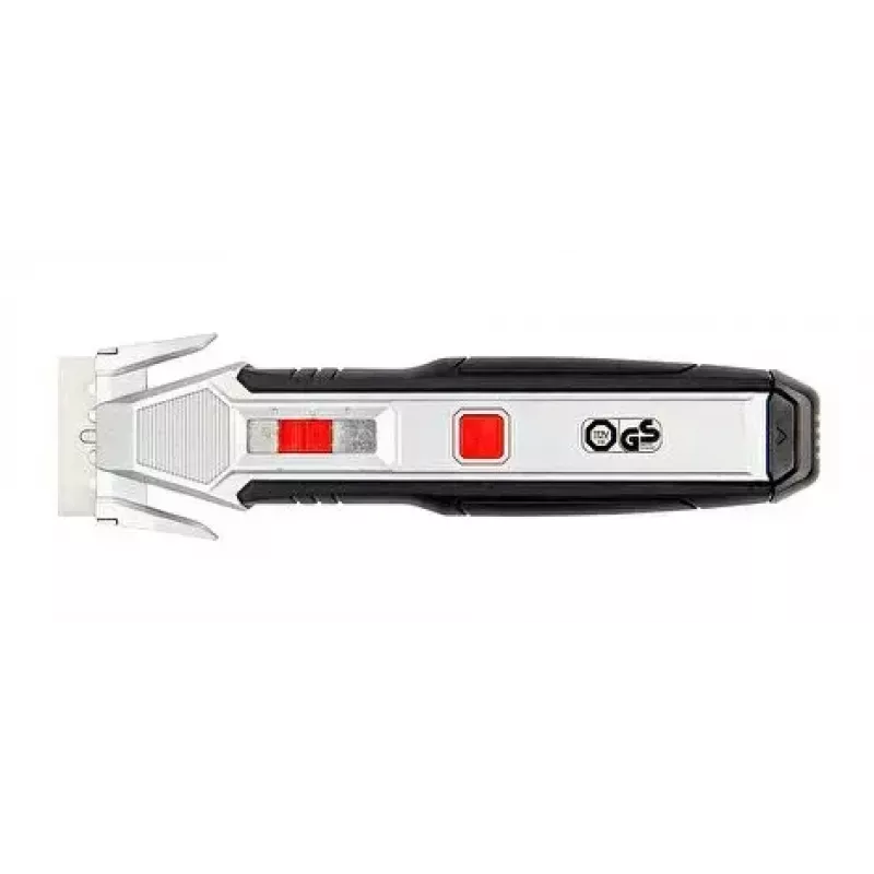 Cuttermesser Wedo 78 888 Schwarz Rot Silber Abbrechklinge 50 mm Breite 175 mm Länge