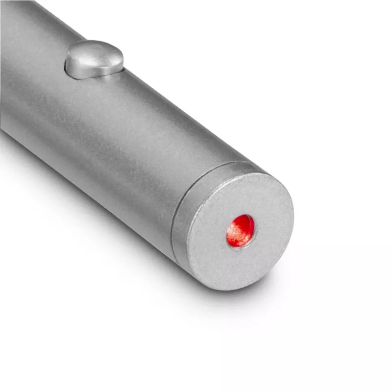 Laserpointer HAMA LP-LC1 640 nm rot, 50 m Reichweite, LR44 Batterie, Silber