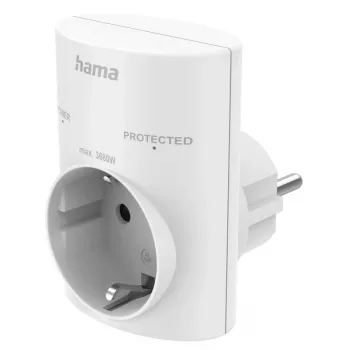 Hama 00223324 Stromadapter Typ F Weiß