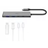 Hama 00200147 Schnittstellen-Hub USB Type-C 10000 Mbit/s Grau