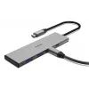 Hama 00200147 Schnittstellen-Hub USB Type-C 10000 Mbit/s Grau