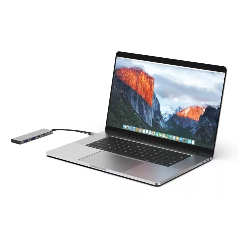 Hama 00200147 Schnittstellen-Hub USB Type-C 10000 Mbit/s Grau