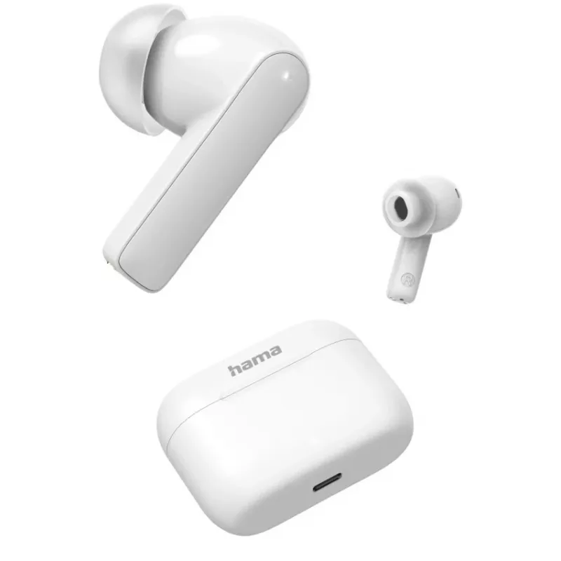 Hama Passion Clear II Headset True Wireless Stereo (TWS) In-ear Anrufe/Musik Bluetooth Weiß
