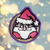 Badge LAUT MAGMOJI BADGE – Santa Claus Edition, PVC und Silikon, mehrfarbig, 1 Stück