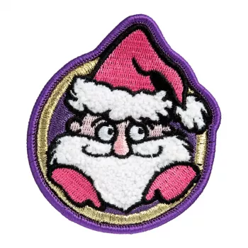 Badge LAUT MAGMOJI BADGE – Santa Claus Edition, PVC und Silikon, mehrfarbig, 1 Stück