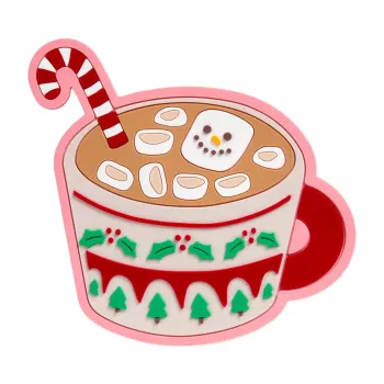 Badge LAUT MAGMOJI SILLY Snowman Chocolate Christmas Edition — mehrfarbig PVC und Silikon, 1 Stück
