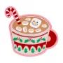 Badge LAUT MAGMOJI SILLY Snowman Chocolate Christmas Edition — mehrfarbig PVC und Silikon, 1 Stück