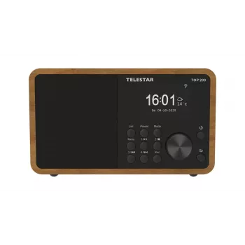 Internetradio Imperial Telestar 5701200 — Digitaler Tuner, DAB+ FM, 10 W, 2,4 Zoll TFT, Holzfarbe