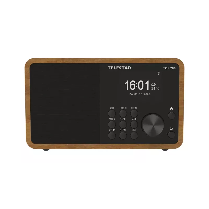 Internetradio Imperial Telestar 5701200 — Digitaler Tuner, DAB+ FM, 10 W, 2,4 Zoll TFT, Holzfarbe