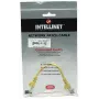 Intellinet Netzwerk-Patchkabel, Cat5e, 0,5 m, Gelb, CCA, U/UTP, PVC, RJ45, vergoldete Kontakte, Knickschutz, Tüllengeschützt, lebenslange Garantie