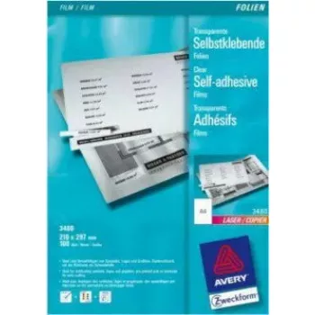 Druckfolie 100 Blatt AVERY 3480