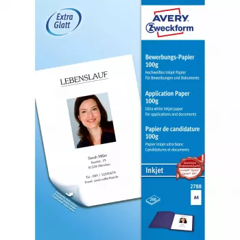 Druckerpapier A4 Avery 2788 Satinweiß