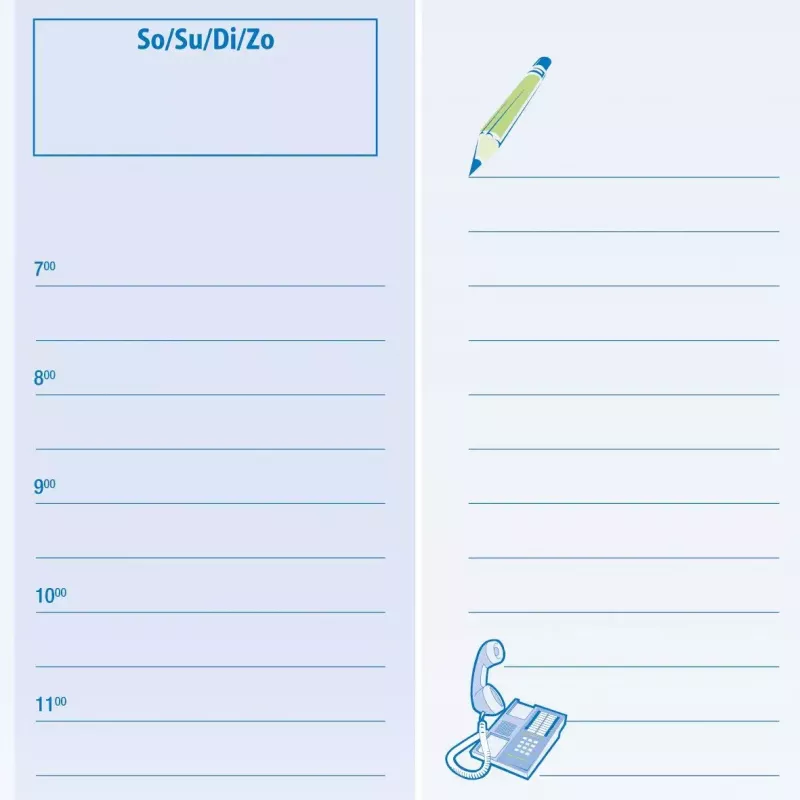 Schreibtischunterlage Papier Sigel HO350 Mehrfarbig