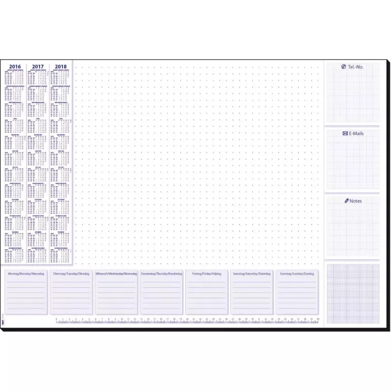 Schreibtischunterlage Papier Sigel HO355 Mehrfarbig