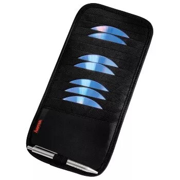 Hama Auto-Sonnenblenden-Tasche, 12 CDs 12 Discs Schwarz