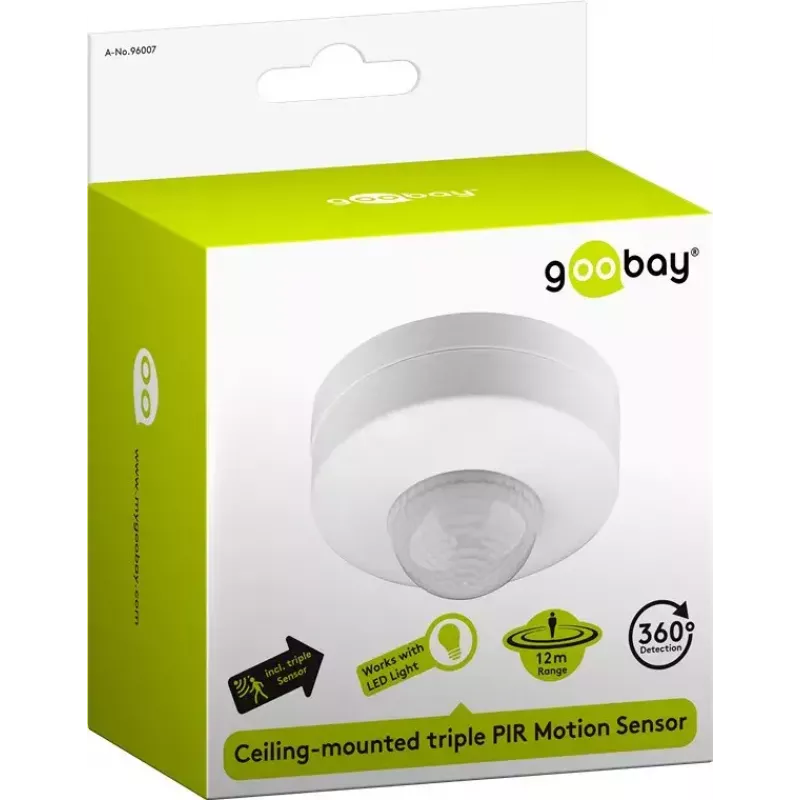Deckenmontierter Sensor Goobay 96007
