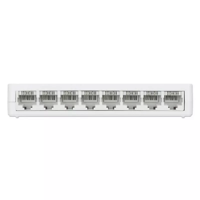 Manhattan 8-Port Fast Ethernet Switch, Kunststoff, drei Jahre Garantie, Box