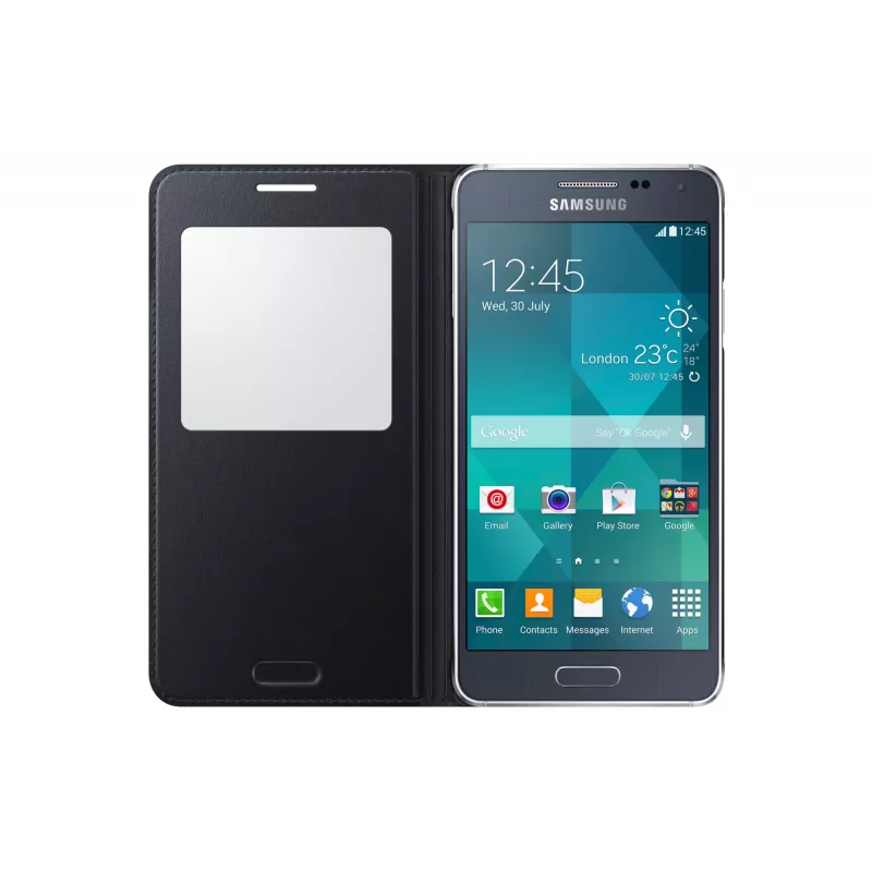 Samsung EF-CG850B Handyhülle Flip Case Silber