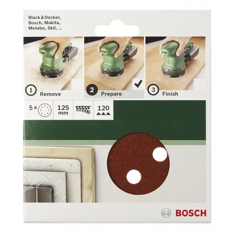 Bosch 2609256A30 5 Stück Schleifteller