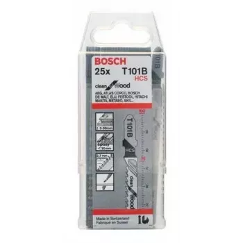 Bosch 2 608 633 622 Stichsäge-/Säbelsäge-/Multisägeblatt Stichsägeblatt Kohlenstoffstahl (HCS) 25 Stk.