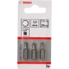 Schraubendreherbit Bosch 2607001722 extra hart Hex 3 mm 25 mm 3 Stück