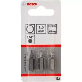 Bosch 2 607 001 716 Schraubendreher-Bits 3 Stück