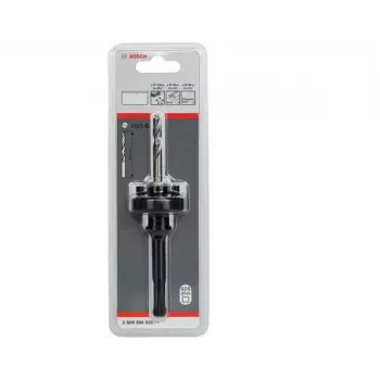 Lochsägenadapter Bosch 2609390036 SDS-plus-Schaft Schwarz HSS-G
