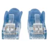 Intellinet Netzwerk-Patchkabel, Cat6, 20 m, Blau, CCA, U/UTP, PVC, RJ45, vergoldete Kontakte, rastnasenfrei, Knickschutztülle, lebenslange Garantie