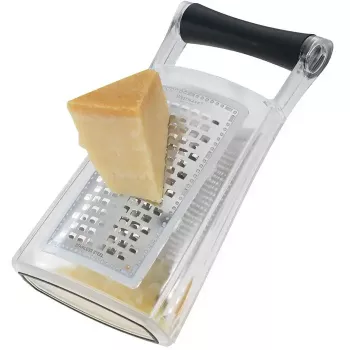Kastenreibe Westmark Trio Schwarz Transparent Kunststoff Edelstahl
