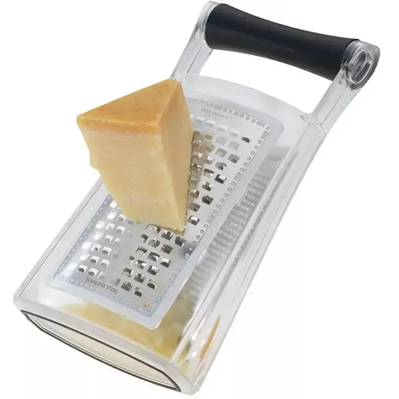 Kastenreibe Westmark Trio Schwarz Transparent Kunststoff Edelstahl