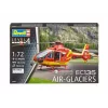 Rotorcraft-Modell REVELL EC135 Air-Glaciers Bausatz, Maßstab 1:72, Länge 143 mm, Rotor-Ø 140 mm