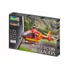 Rotorcraft-Modell REVELL EC135 Air-Glaciers Bausatz, Maßstab 1:72, Länge 143 mm, Rotor-Ø 140 mm