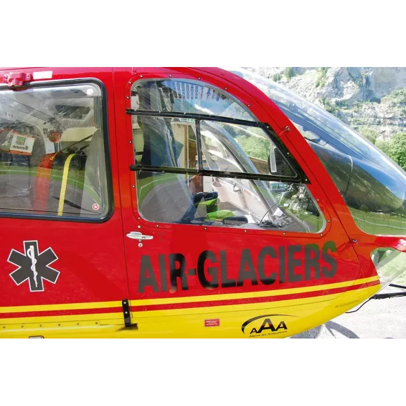 Rotorcraft-Modell REVELL EC135 Air-Glaciers Bausatz, Maßstab 1:72, Länge 143 mm, Rotor-Ø 140 mm
