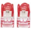 Intellinet Netzwerk-Patchkabel, Cat7-Kabel/Cat6A-Stecker, 7,5 m, Rot, Kupfer, S/FTP, LSOH/LSZH, PVC, RJ45, vergoldete Kontakte, Snagless, Booted, lebenslange Garantie