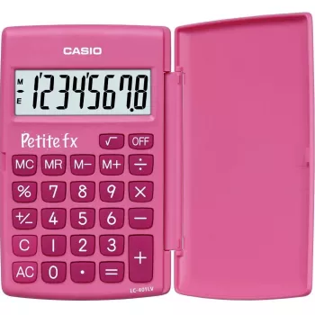 Basic Calculator Casio Petite FX Pocket Basic Pink