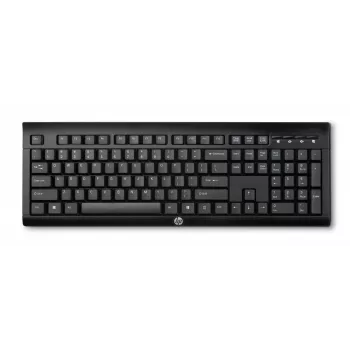 HP K2500 Kabellose Tastatur, Full-Size (100 %), Kabellos, RF Wireless, Schwarz