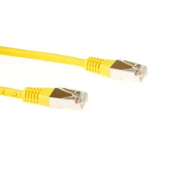 ACT Gelb 0,5 Meter F/UTP CAT5E Patchkabel mit RJ45-Steckern