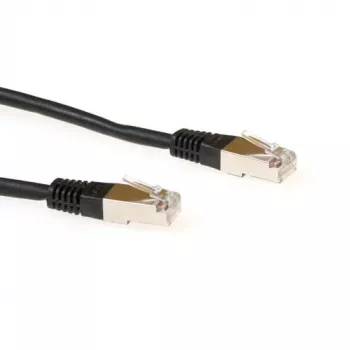 ACT Schwarz 3 Meter F/UTP CAT5E Patchkabel mit RJ45-Steckern
