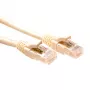 ACT Ivory 1,5 Meter U/UTP CAT6 Patchkabel Komponentenebene mit RJ45-Steckern