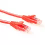 ACT Rot 2 Meter U/UTP CAT6 Patchkabel Komponentenebene mit RJ45-Steckern
