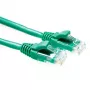ACT Grün 1 Meter U/UTP CAT6 Patchkabel Komponentenebene mit RJ45 Steckern