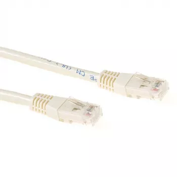 ACT Ivory 20 Meter LSZH U/UTP CAT6A Patchkabel mit RJ45-Steckern