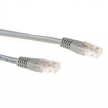 ACT Grau 0,25 Meter LSZH U/UTP CAT6A Patchkabel mit RJ45-Steckern