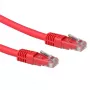 ACT Rot 1 Meter LSZH U/UTP CAT6A Patchkabel mit RJ45-Steckern