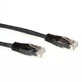 ACT schwarz 7 Meter LSZH U/UTP CAT6A Patchkabel mit RJ45-Steckern
