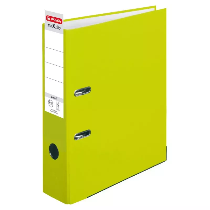 Herlitz maX.file Ringbuch A4 Grün Polypropylen FSC