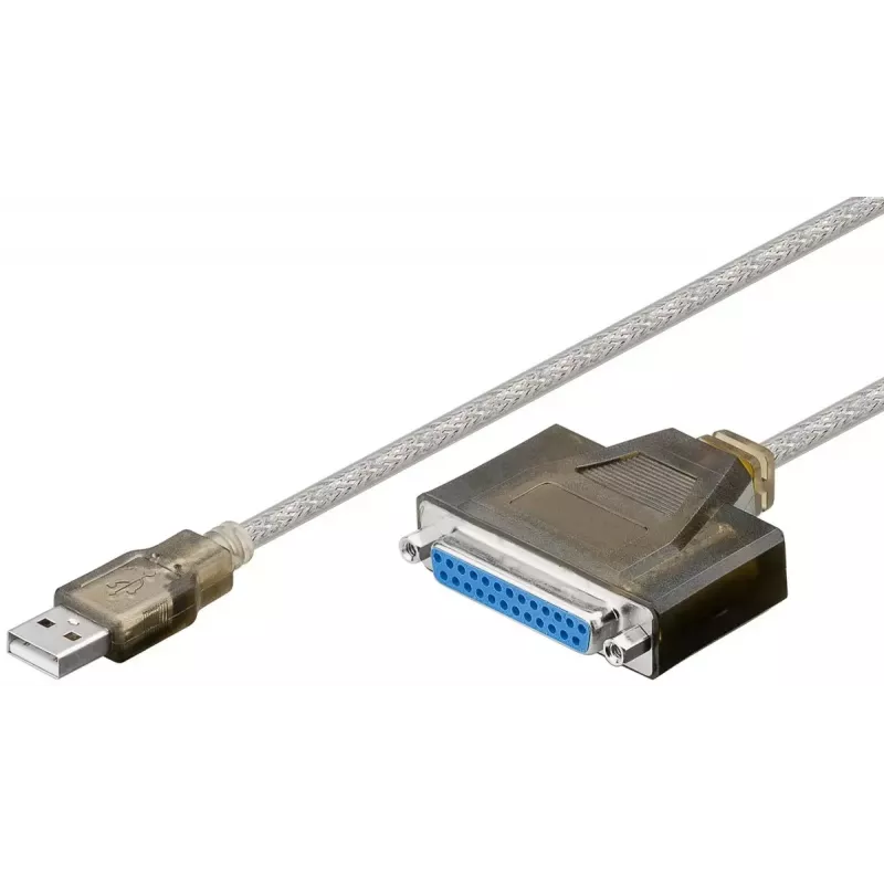 USB-Druckerkabel Goobay 95433 Transparent 1,5 m