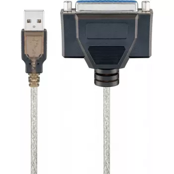 USB-Druckerkabel Goobay 95433 Transparent 1,5 m