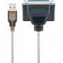 USB-Druckerkabel Goobay 95433 Transparent 1,5 m