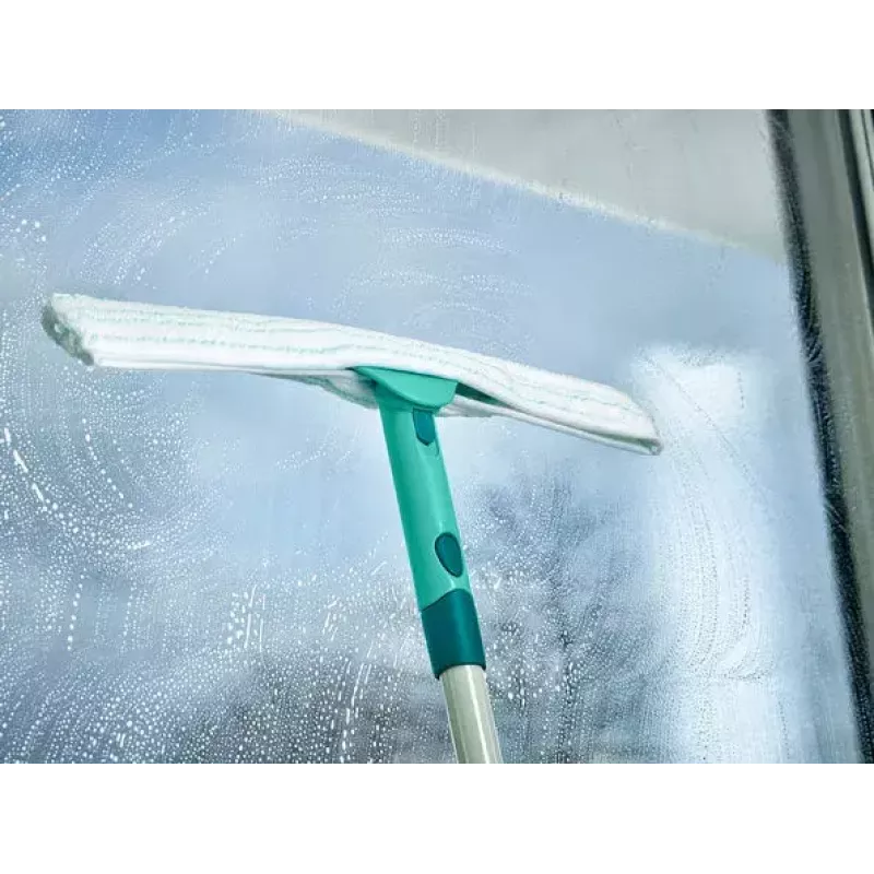 Fensterreinigungsgerät Leifheit 51522, 40 cm grün, Abzieher und Fensterwascher